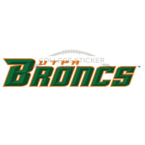 Diy Texas Pan American Broncs Iron-on Transfers (Wall Stickers)NO.6526